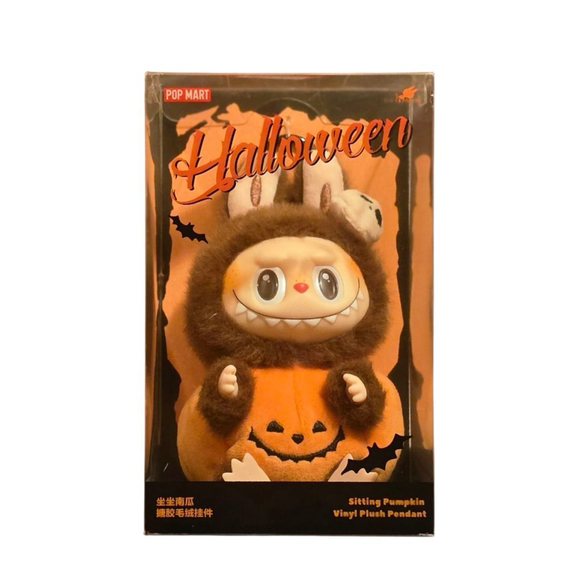 Authentic POPMART Halloween Sitting Pumpkin Vinyl Plush Pendant